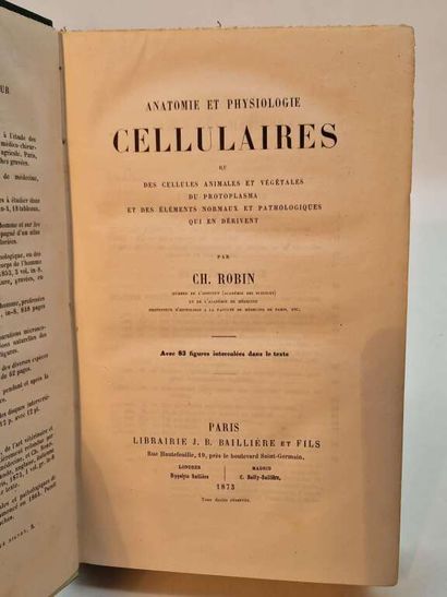 ROBIN, Charles Philippe. Anatomie et Physiologie...