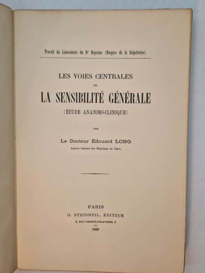 LONG, Edouard. Les Voies Centrales de la...