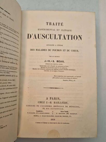 BEAU, Joseph Honoré Simon. Traité Expérimental...