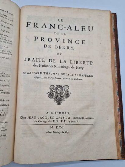LA THAUMASSIERE, Maître Gaspard Thaumas de....