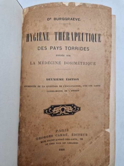 BURGRAEVE, Docteur. Collection of works on...