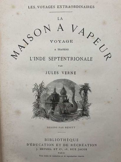 VERNE, Jules. La Maison à vapeur. Voyage...