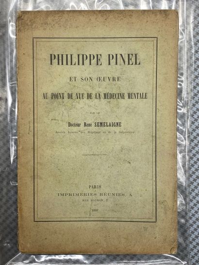 [MEDECINE]. 3 works 3 volumes in-8 paperback....