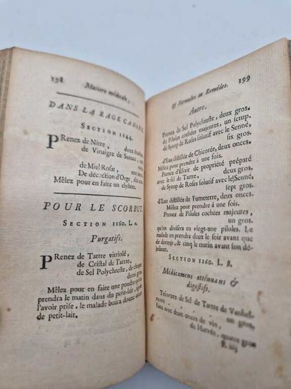 BOERHAAVE, Herman. Traité de la Matière Médicale...