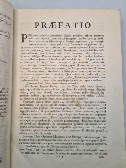 PAROLINO, Francisco Roncalli. Europae Medecina...
