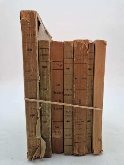 DUGAS, Ludovic. Set of works on psychology...