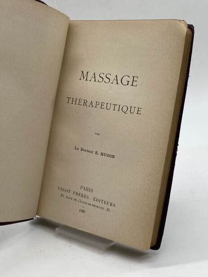 HUGON, Emil. Massage thérapeutique, published...