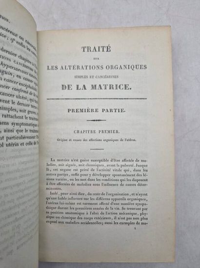 DUPARCQUE, François. Maladies de la Matrice,...