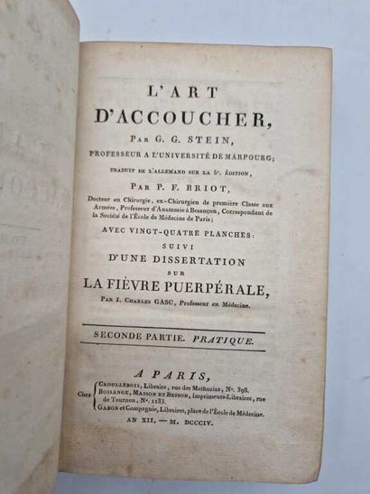 STEIN, Georg Wilhelm. L'Art d'Accoucher,...