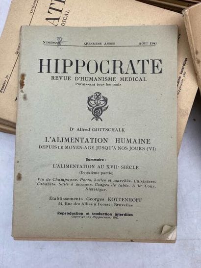 [REVIEW]. Hyppocrate. Revue d'humanisme médical....
