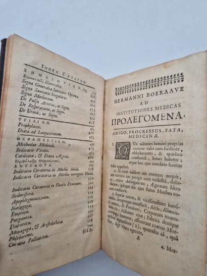 BOERHAAVE, Herman. Institutiones Medicae...