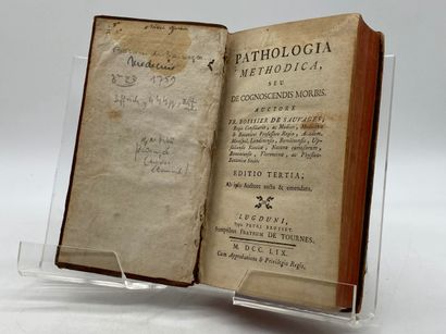 BOISSIER DE SAUVAGES, François. Pathologia...