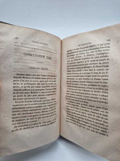 DUMAS, Charles-Louis. Consultations et Observations...