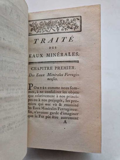 MONNET, Antoine Grimoald. Traité des Eaux...