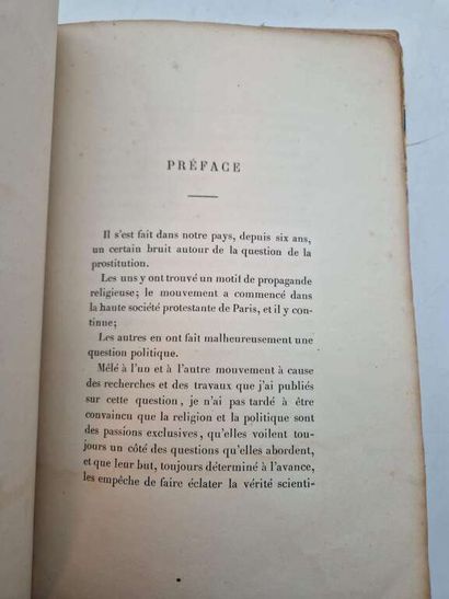 DESPRES, Armand. Prostitution in France....