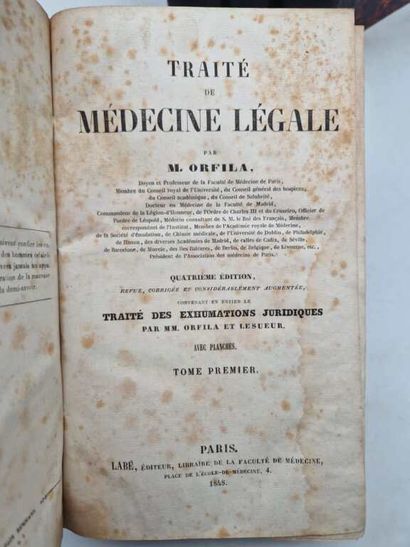 ORFILA and LESUEUR, Messieurs. Traité de...