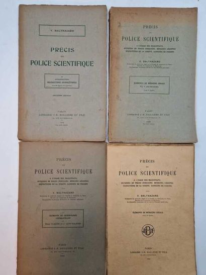 BALTHAZARD, Victor. Précis de Police Scientifique....