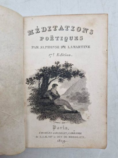 LAMARTINE, Alphonse de. Méditations Poëtiques,...