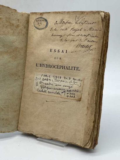 BRACHET, Jean Louis. Essai sur l'hydrocéphalite...