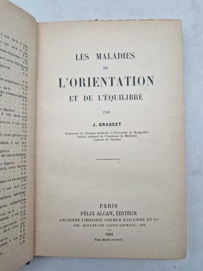 GRASSET, Joseph. Les Maladies de l'Orientation...