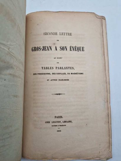 [OCCULTISM]. Seconde Lettre de Gros-Jean...