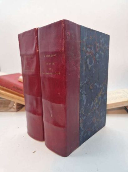 Manette. Set of 11 medical volumes. 6 hardbacks...