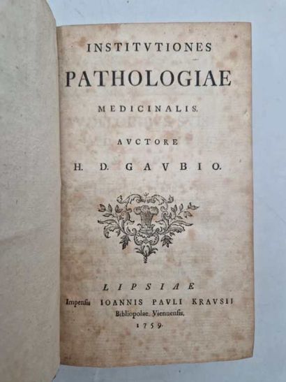 [MEDECINE XVIIIe s.]. Set of Three 18th Century...