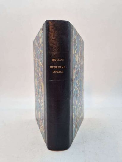 BELLOC, Jean-Jacques. Cours de Médecine Légale,...
