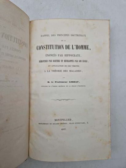 LORDAT, Jacques. Traité des Hémorragies....