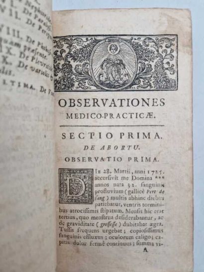 [MEDECINE XVIIIe s.]. Set of Three 18th Century...