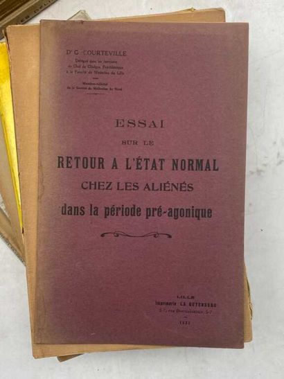 Manette, psychiatry. 45 theses and books...