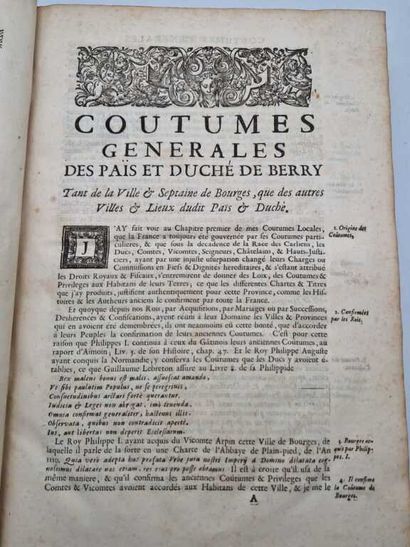 LA THAUMASSIERE, Maître Gaspard Thaumas de....