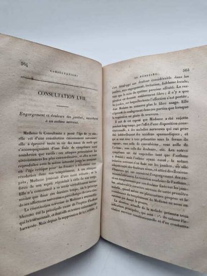 DUMAS, Charles-Louis. Consultations et Observations...
