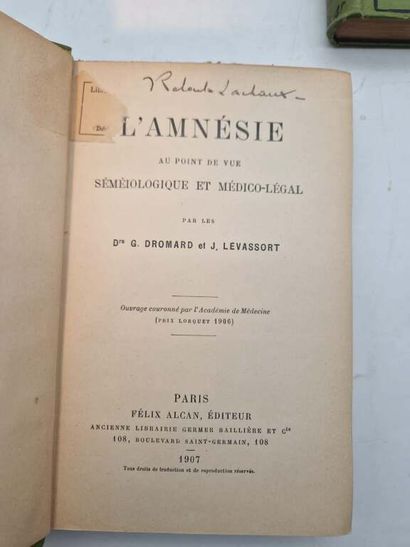 DROMARD, Gabriel. Set of 4 works on psychology...