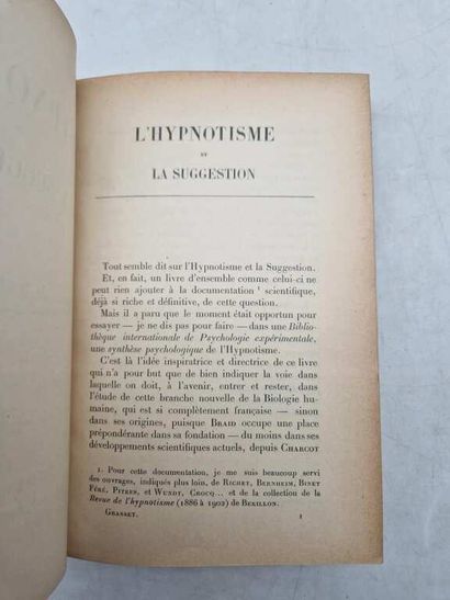 GRASSET, Joseph. L'Hypnotisme et la Suggestion,...