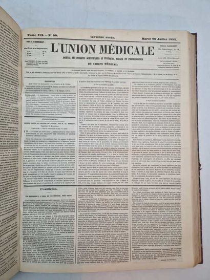 LATOUR, Amédée, doctor. Set of 6 volumes...