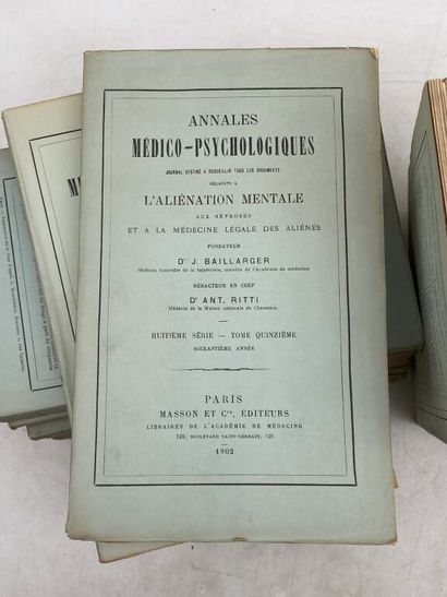 ANNALES Médico-Psychologiques, Masson, Paris,...