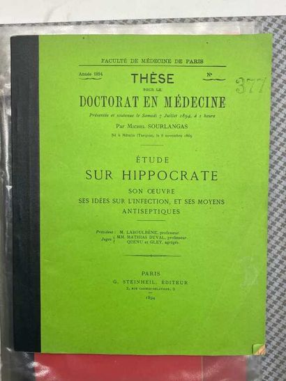 [THESIS]. History of medicine | 9 theses...