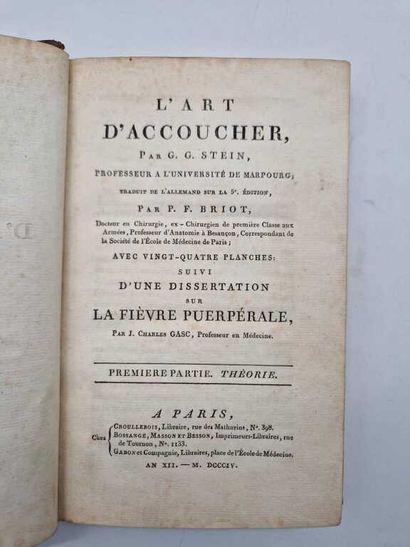 STEIN, Georg Wilhelm. L'Art d'Accoucher,...
