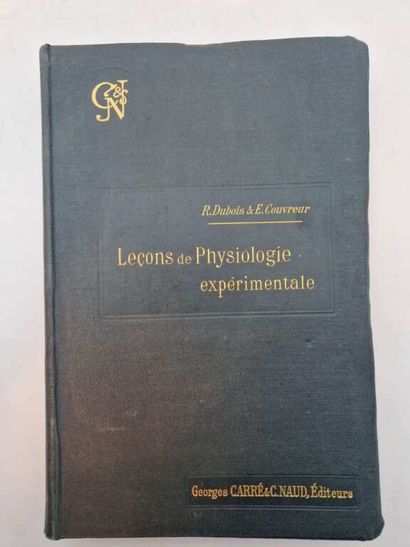 DUBOIS, Raphaël. Leçons de Physiologie Expérimentale,...