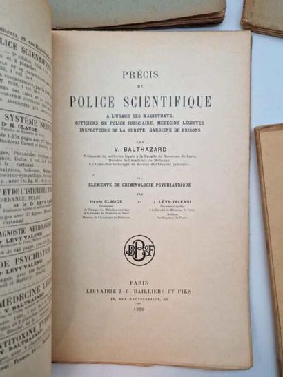 BALTHAZARD, Victor. Précis de Police Scientifique....