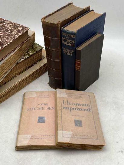 RICHET, Charles. 10 books Set of ten books...