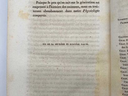BOURDON, Isidore. Principes de physiologie...