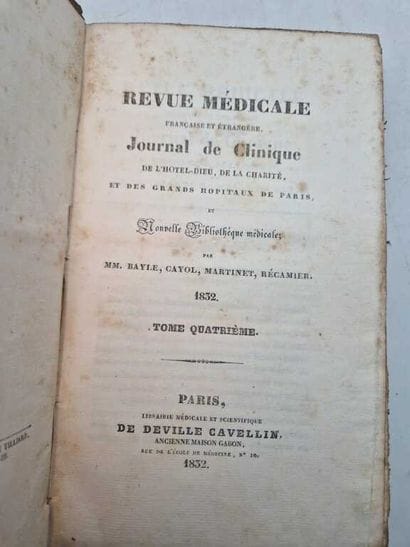 BAYLE, CAYOL, MARTINET and RECAMIER. Revue...