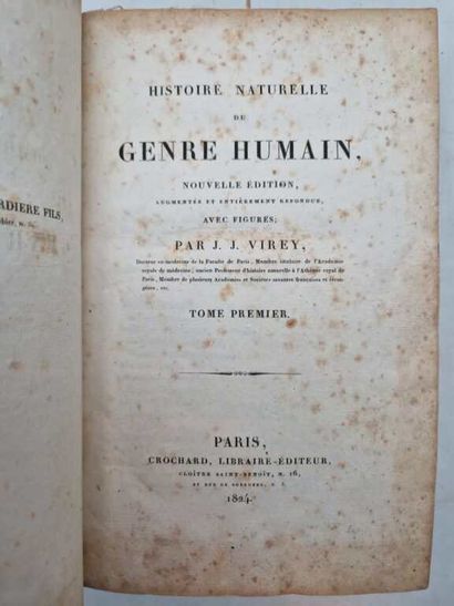 VIREY, Julien-Joseph. Histoire Naturelle...