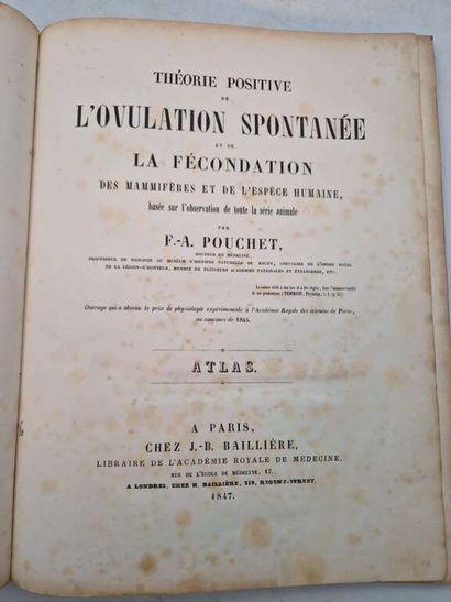 POUCHET, Félix Archimède. Théorie Positive...