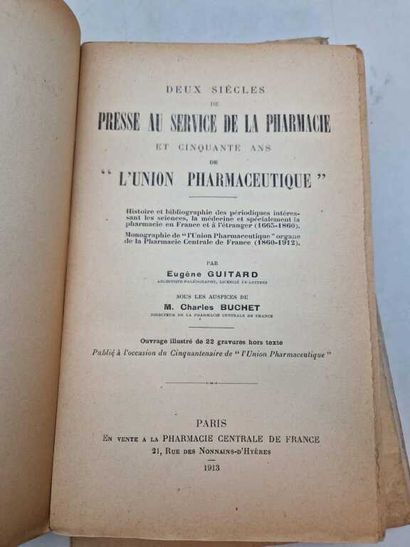 [PHARMACOPEE]. Set of 6 works dealing with...