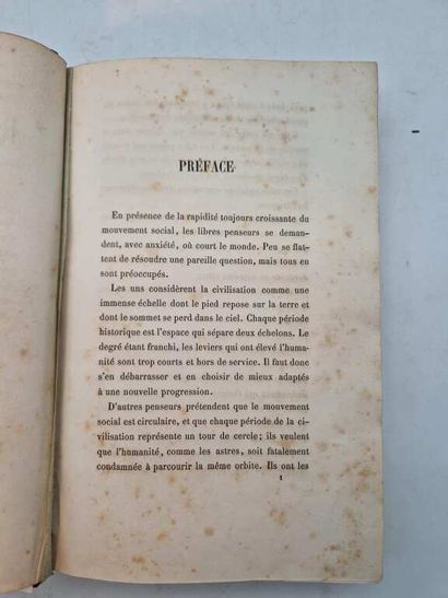 CLAVEL, Adolphe Charles. Les Races Humaines...