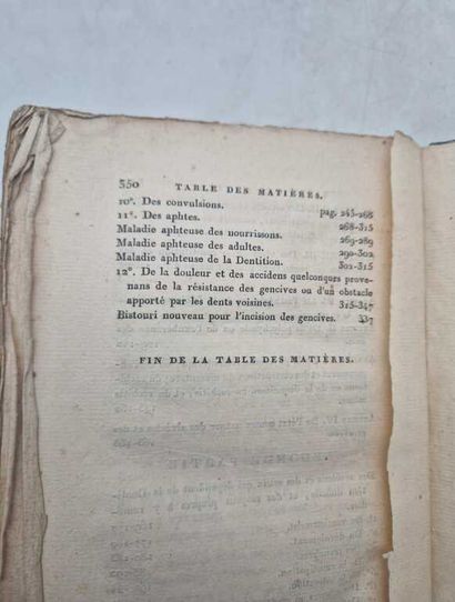 BAUMES, Jean-Baptiste-Timothée. Traité de...
