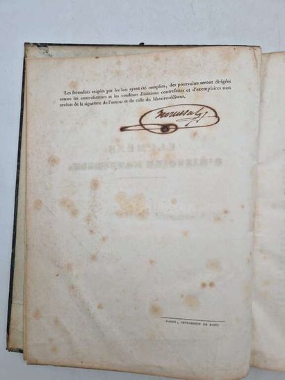 SAUCEROTTE, C. Elémens d'Histoire Naturelle,...